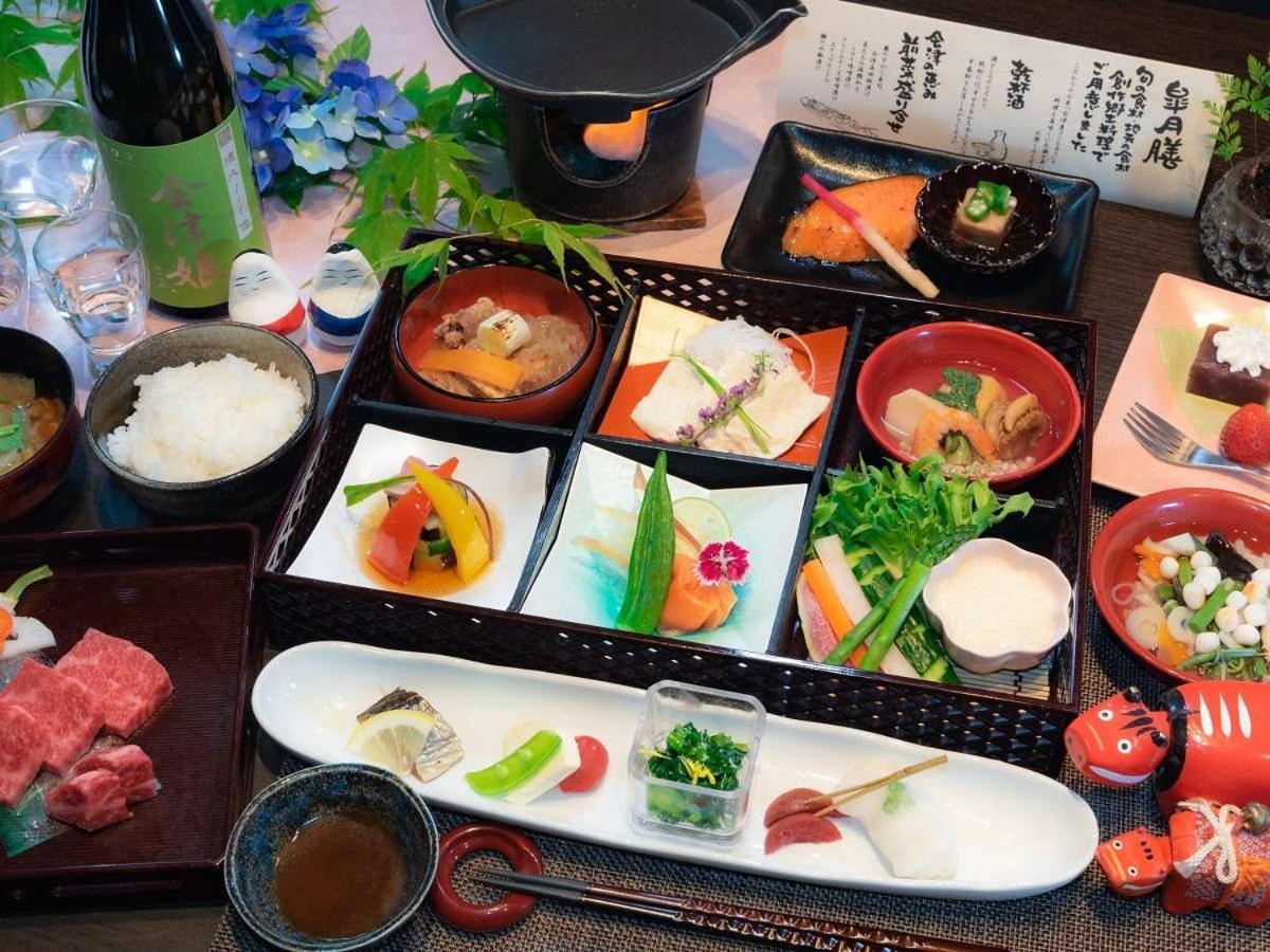 Hotel Kutsurogijyuku Shintaki Aizu-Wakamatsu Zewnętrze zdjęcie
